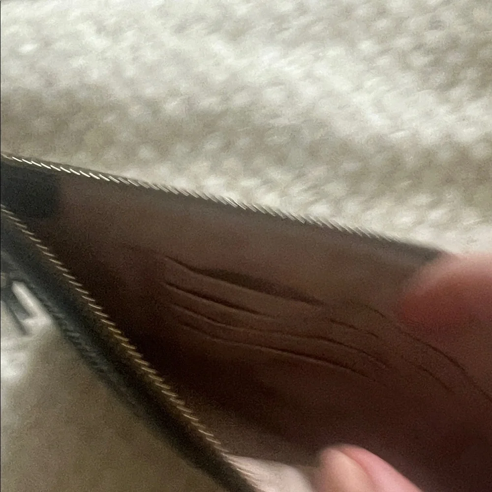 Kate Spade Black Leather Wristlet
